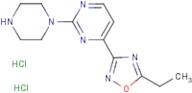 4-(5-Ethyl-1,2,4-oxadiazol-3-yl)-2-(piperazin-1-yl)pyrimidine dihydrochloride
