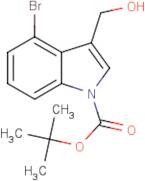 4-Bromo-3-(hydroxymethyl)-1H-indole, N-BOC protected