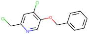 5-(Benzyloxy)-4-chloro-2-(chloromethyl)pyridine