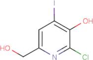 2-Chloro-3-hydroxy-6-(hydroxymethyl)-4-iodopyridine