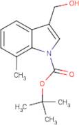 3-(Hydroxymethyl)-7-methyl-1H-indole, N-BOC protected