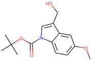 3-(Hydroxymethyl)-5-methoxy-1H-indole, N-BOC protected