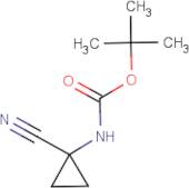 1-Aminocyclopropane-1-carbonitrile, N-BOC protected