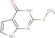 3,7-Dihydro-2-(methylthio)-4H-pyrrolo[2,3-d]pyrimidin-4-one