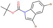 3,5-Dibromo-1H-indole, N-BOC protected