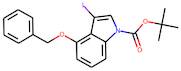 4-(Benzyloxy)-3-iodo-1H-indole, N-BOC protected