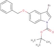 5-(Benzyloxy)-3-bromo-1H-indole, N-BOC protected