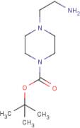 4-(2-Aminoethyl)piperazine, N1-BOC protected