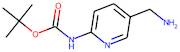 2-Amino-5-(aminomethyl)pyridine, 2-BOC protected