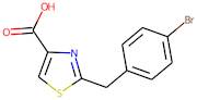 2-(4-Bromobenzyl)-1,3-thiazole-4-carboxylic acid