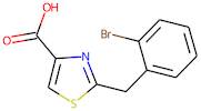 2-(2-Bromobenzyl)-1,3-thiazole-4-carboxylic acid