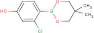 2-Chloro-4-hydroxybenzeneboronic acid, neopentyl glycol ester