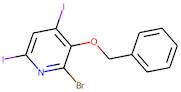 3-(Benzyloxy)-2-bromo-4,6-diiodopyridine