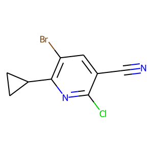 5-Bromo-2-chloro-6-cyclopropylnicotinonitrile