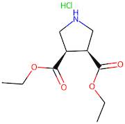 Diethyl (3R,4S)-pyrrolidine-3,4-dicarboxylate hydrochloride