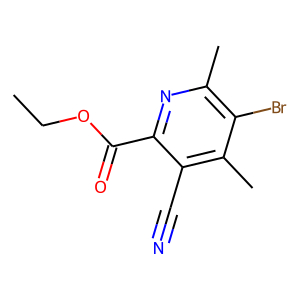 Ethyl 5-bromo-3-cyano-4,6-dimethylpyridine-2-carboxylate