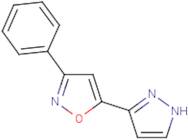 3-Phenyl-5-(1H-pyrazol-3-yl)isoxazole