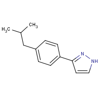 3-(4-Isobutylphenyl)-1H-pyrazole