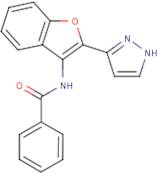 N-[2-(1H-Pyrazol-3-yl)benzofuran-3-yl]benzamide