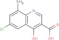 6-Chloro-4-hydroxy-8-methylquinoline-3-carboxylic acid