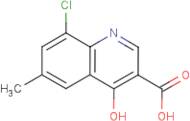 8-Chloro-4-hydroxy-6-methylquinoline-3-carboxylic acid