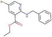 Ethyl 2-(benzylamino)-5-bromonicotinate