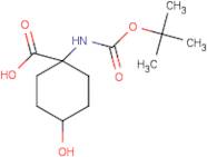 1-Amino-4-hydroxycylclohexane-1-carboxylic acid, N-BOC protected