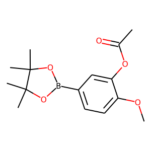 3-Acetoxy-4-methoxybenzeneboronic acid, pinacol ester