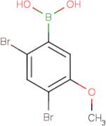 2,4-Dibromo-5-methoxybenzeneboronic acid