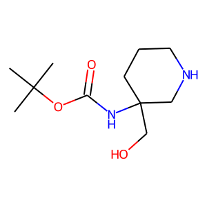 3-Amino-3-(hydroxymethyl)piperidine, 3-BOC protected