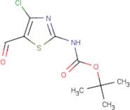 2-Amino-4-chloro-1,3-thiazole-5-carboxaldehyde, 2-BOC protected
