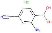 2-Amino-4-cyanobenzeneboronic acid hydrochloride