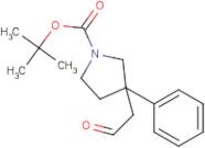 tert-Butyl 3-(2-Oxoethyl)-3-phenylpyrrolidine-1-carboxylate