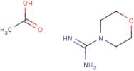 4-Morpholinecarboximidamide acetate