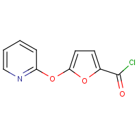 5-(Pyridin-2-yloxy)-2-furoyl chloride