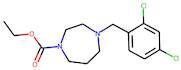 Ethyl 4-(2,4-dichlorobenzyl)homopiperazine-1-carboxylate