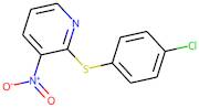 2-[(4-Chlorophenyl)thio]-3-nitropyridine