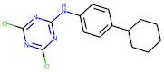 N2-(4-cyclohexylphenyl)-4,6-dichloro-1,3,5-triazin-2-amine