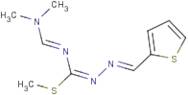 methyl N-(2-thienylmethylidene)-{[(dimethylamino)methylidene]amino}methanehydrazonothioate