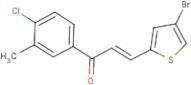 3-(4-Bromo-2-thienyl)-1-(4-chloro-3-methylphenyl)prop-2-en-1-one