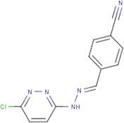 4-[2-(6-chloropyridazin-3-yl)carbohydrazonoyl]benzonitrile