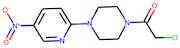 2-chloro-1-[4-(5-nitro-2-pyridyl)piperazino]ethan-1-one