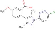 2-[1-(6-chloropyridazin-3-yl)-3,5-dimethyl-1H-pyrazol-4-yl]-5-methoxybenzoic acid