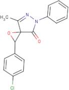 2-(4-chlorophenyl)-7-methyl-5-phenyl-1-oxa-5,6-diazaspiro[2.4]hept-6-en-4-one