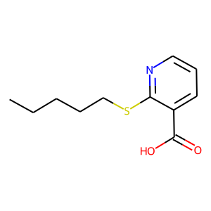 2-(Pentylthio)nicotinic acid