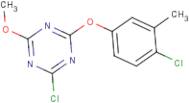 2-chloro-4-(4-chloro-3-methylphenoxy)-6-methoxy-1,3,5-triazine