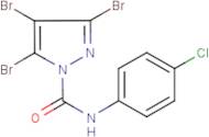 N1-(4-chlorophenyl)-3,4,5-tribromo-1H-pyrazole-1-carboxamide