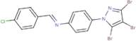 N1-(4-Chlorobenzylidene)-4-(3,4,5-tribromo-1H-pyrazol-1-yl)aniline