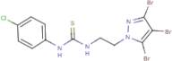 N-(4-chlorophenyl)-N'-[2-(3,4,5-tribromo-1H-pyrazol-1-yl)ethyl]thiourea