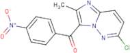 (6-chloro-2-methylimidazo[1,2-b]pyridazin-3-yl)(4-nitrophenyl)methanone